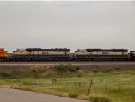 BNSF 9806 and BNSF 9763